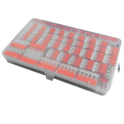 TEMU 90/180pcs Set Of Quick Connectors, 2-port, 3-port, 5-port Reusable Cable Clamps, Flame-retardant Nylon Insulation Suitable For Solid Braided Wires Image