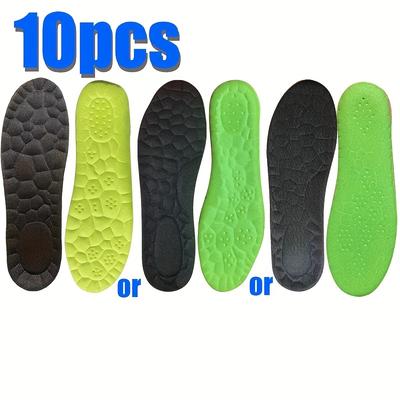 TEMU 5 Pairs Of Soft, Elastic, And Breathable Insoles - Lightweight, Comfortable, And Non-tiring Feet For Sports Shoes And Casual Wear, , 5 Pairs Of Insole Image