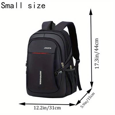 TEMU Unisex Casual Canvas Backpack, , Korean Style, Suitable For Computers And Travel. Image