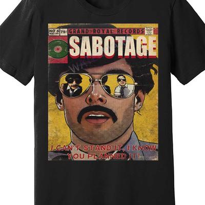 TEMU Men's Vintage Black Short Sleeve T-shirt - Retro Graphic Design With & Floral Print, Soft Cotton Regular Fit Casual Tee For All Image