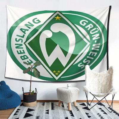 TEMU Logo Tapestry, Background Decor For Living Room, Bedroom, Wedding, Photo Shoots, Office, And Patio, Lounge Decoration Image