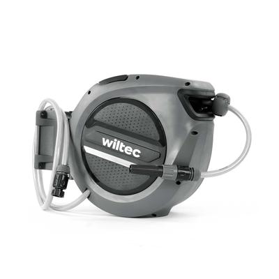 TEMU Xpotool Hose Reel, Wall Hose Box With Automatic Winding And 15m Water Hose, Garden Irrigation, Intelligent Automatic , Weatherproof Protection, Flexible Placement Image