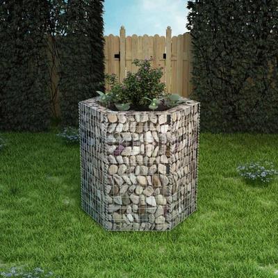 TEMU Hexagonal Gabion Raised Bed 100x90x100 Cm Image