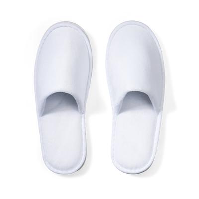 WORLD AMENITIES White, Closed Toe Slippers - PLUSH, 1 Pair (HA-AC-018)