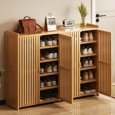 Shoe cabinet for home use, doorstep storage cabinet, wall facing hallway, indoor entrance, rental room, multi-layer shoe rack