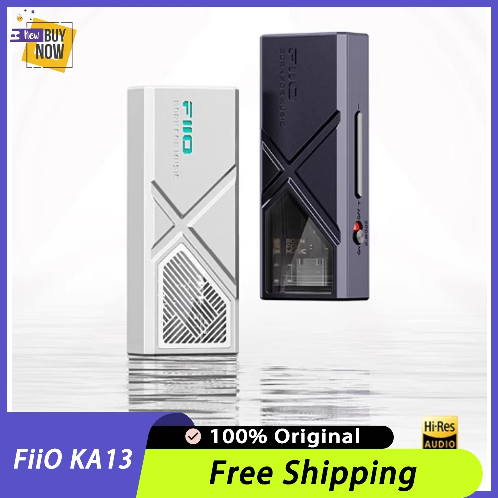 FiiO KA13 Mini Headphone Amplifier Portable Desktop USB DAC AMP Headphone Power Amplifier 550mW High Power Dual CS43131 Gifts