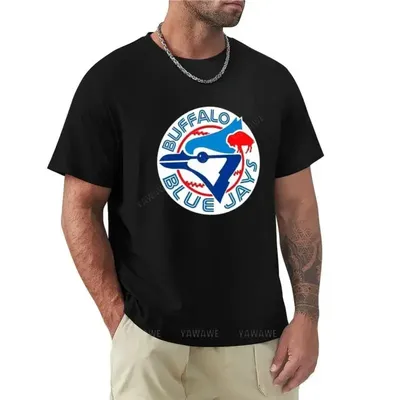 Mens summer t-shirt buffalo blue jays T-Shirt customized t shirts oversized t shirts men clothing cotton tshirt men tee shirt