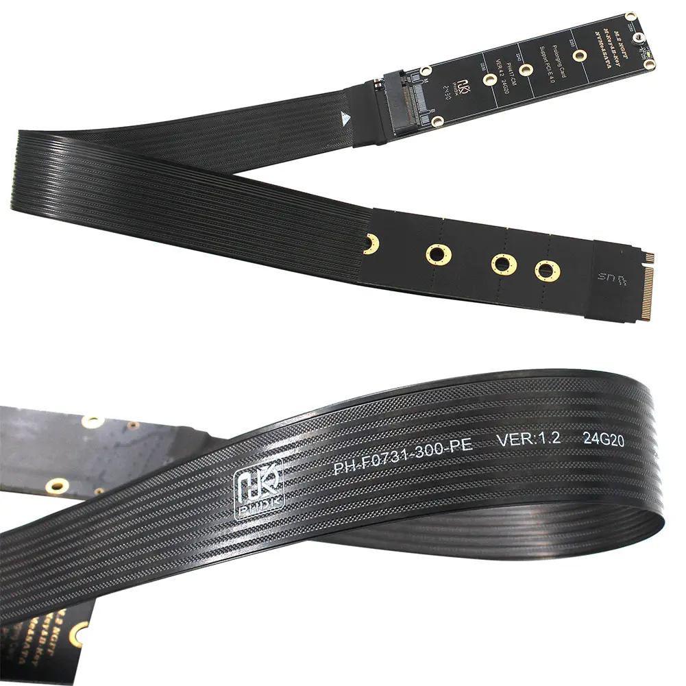 M.2 NVME NGFF M-Key SSD-Verlängerungskabel NGFF M-Key PCIe4.0 SSD-Erweiterungskarte M.2 SSD PCI-Express 4.0 X4 M Key Extender Image