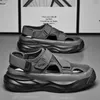 Herren-Sandalen, atmungsaktiv, modisch, Designer, Freizeitschuhe, Herren, rutschfeste Strandsandalen