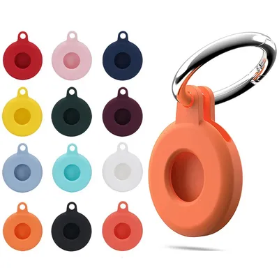 Weiche Silikon Schutzhülle Für Apple AirTag Locator Abdeckung Für Apple Airtags Tracker Anti-scratch Anti-verloren Shell zubehör