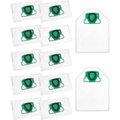 12 Staubsaugerbeutel Set kompatibel mit Vorwerk Kobold VK200 FP200, Zubehör Ersatzstaubbeutel für Image