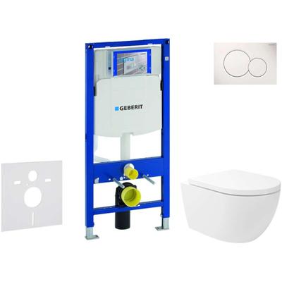 Duofix - Set Vorwandelement, wc Oudee Vortex mit Softclose-Sitz und Sigma01-Betätigungsplatte, Image