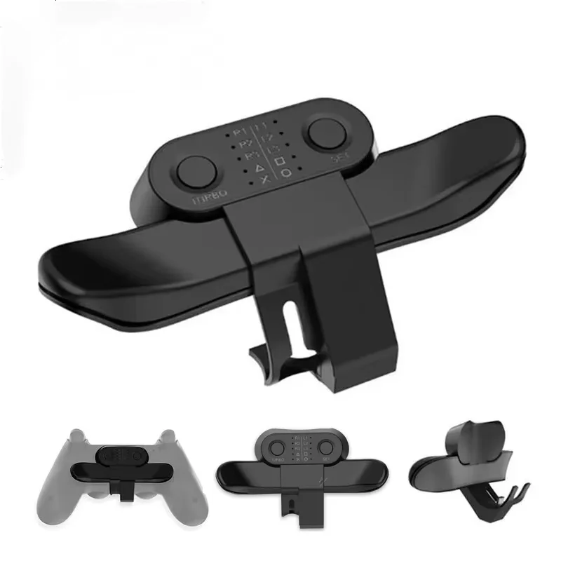 Für PS4 Dual Vibra Gamepad Hinten Verlängerung Schlüssel Adapter W/Turbo Controller Zurück Taste Befestigung Für PS4 Controller Zubehör Image