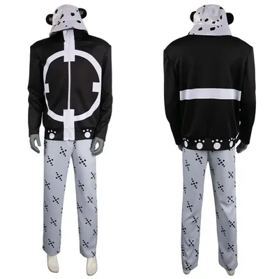 Anime Bartholemew Kuma Cosplay Bär Kostüme Halloween Maßgeschneiderte Kleidung + Hose + Hut + Image