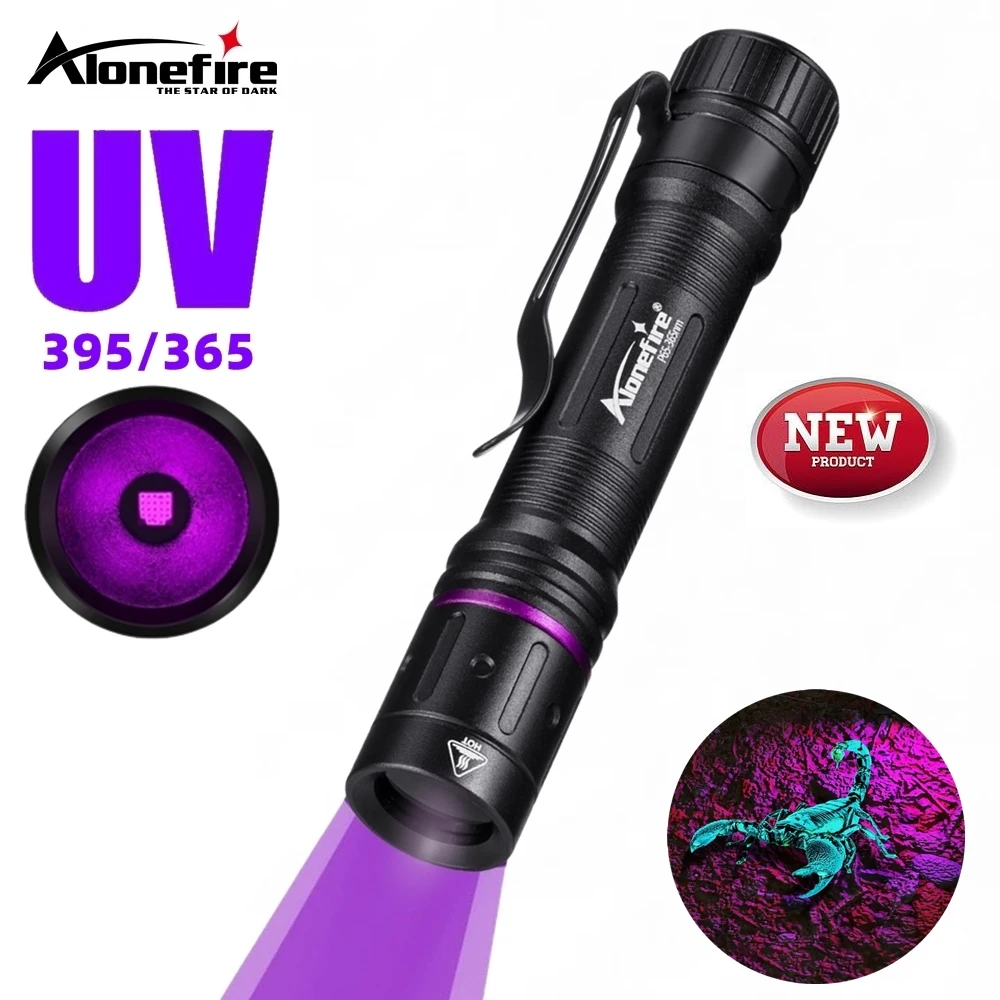 Mini-UV-Taschenlampe, 365 nm/395 nm, Taschenlampe, UV-Stift, Licht, Taschenlampe, Nagellack, Geld, Erz, fluoreszierend, Haustier, Hund, Fleck, Tinea-Check Image