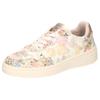 Sneaker MUSTANG SHOES, Damen, Gr. 36, bunt, Lederimitat, geblümt, casual, Schuhe, Pride Sneaker, Schnürschuh mit bunten Metallic-Besätzen