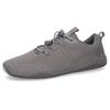 Barfußschuh DOCKERS BY GERLI, Herren, Gr. 47, grau, Textil, casual, Schuhe, Barfußschuh, Schlupfschuh, Slip-On Sneaker mit Schnellverschluss