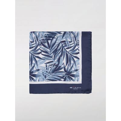 Kiton Pocket Square Men color Blue