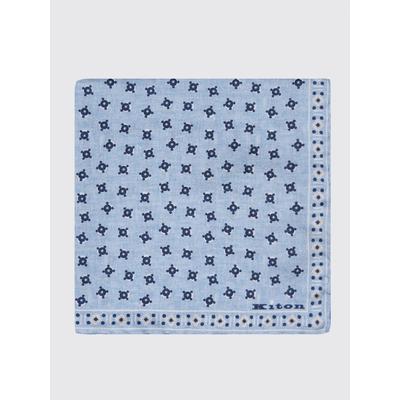 Kiton Pocket Square Men color Blue
