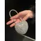 Luxe petit Bling coeur forme diamant soirée pochette strass sac à main dames sac de mode concepteur