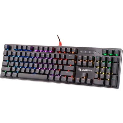 Bloody Gaming Rbg Optical Mechanical Keyboard, Blue Switch - Cable Connectivity - Usb Interface Multimedia Hot Key(S) - Windows - Mechanical Keyswitch