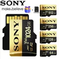 SONY Micro TF carte SD carte mémoire SD extrême 256GB 128GB 512GB Micro 1 to SD C10 TF carte Flash pour Xiaomi téléphone caméra Table PC