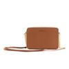 Michael Kors Femme Jet Set Large East West Saffiano Leather Crossbody Bag Handbag (Luggage Solid/Gold)
