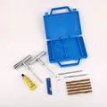 23 pezzi kit di riparazione pneumatici per auto portatile fai da te facile riparazione strumento di riparazione foratura pneumatici per auto moto ATVS tosaerba trattori camion
