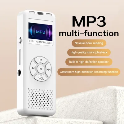 Digital Audio Voice Recorder LED Color Screen A-B Repeat Portable Recorder MP3 For Interview