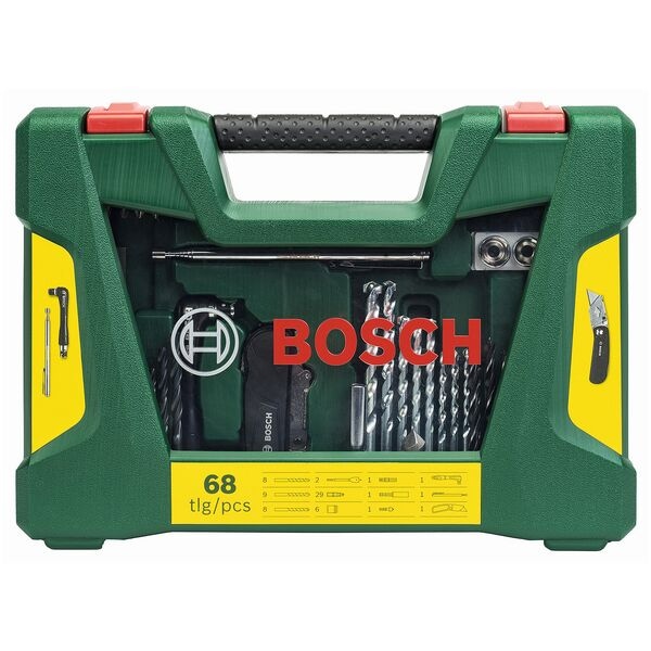 BOSCH Bohrer- und Bit-Set »V-Line« 68-teilig braun