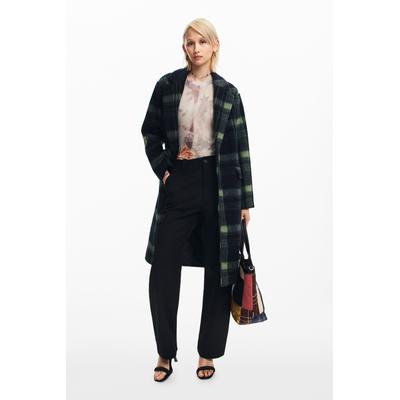 Long checkered coat