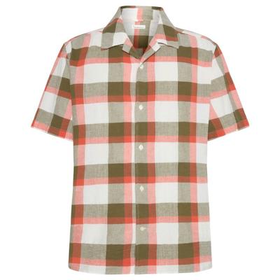 KnowledgeCotton Apparel - Boxed Fit S/S Checkered Shirt - Hemd Gr S rosa Image