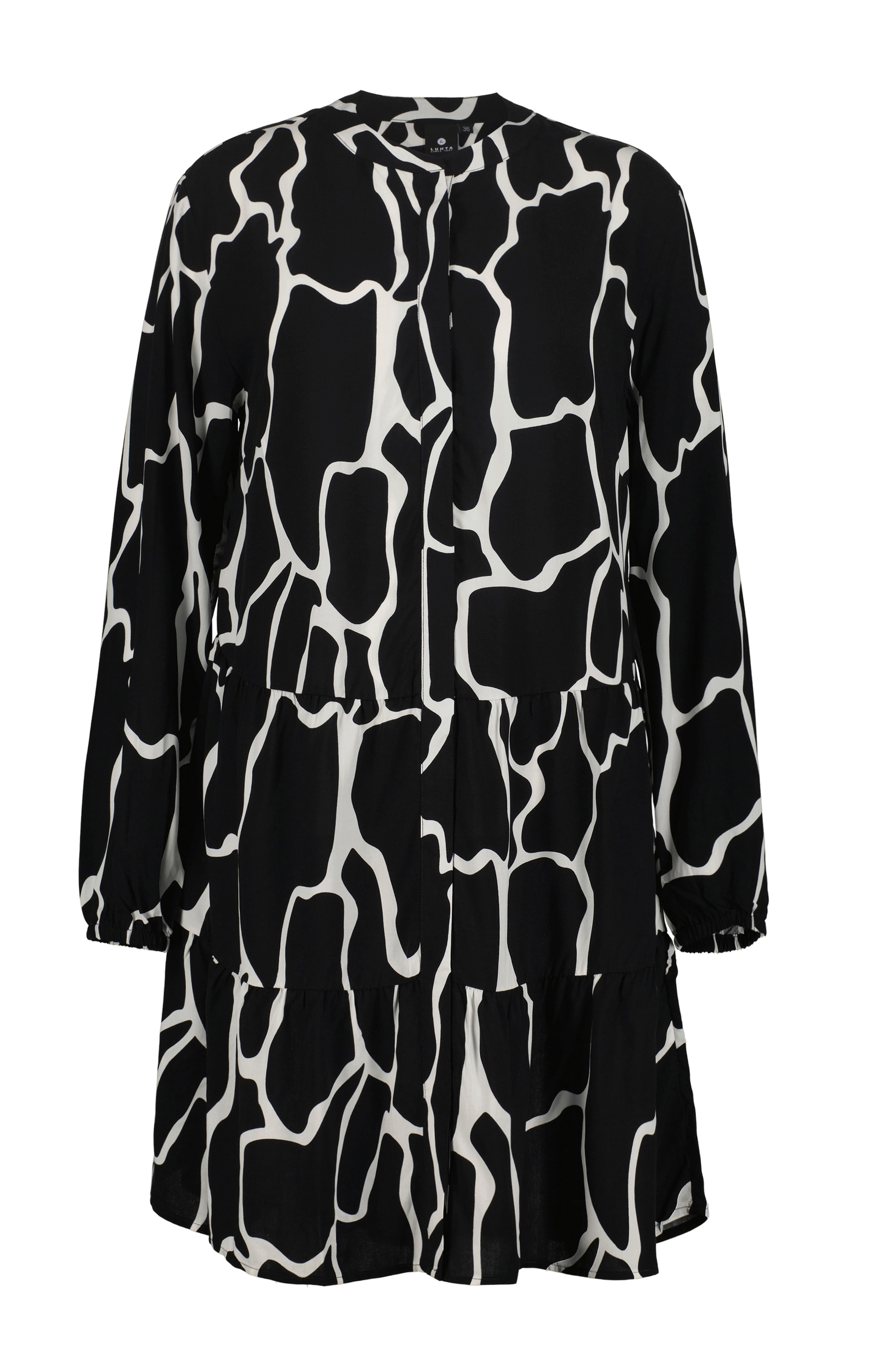 Tunikakleid LUHTA "Luhta Kleid HUOSIOLAMPI", Damen, Gr. 38, EURO-Größen, schwarz, 100% ViscoseViskose, Kleider Image