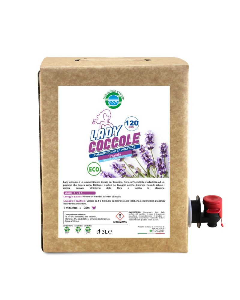 Lady coccole ammorbidente - Tutochimica 3 l