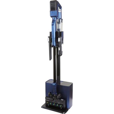 HANSEATIC Akku-Stielstaubsauger "HVSS350600SMC mit Absaugstation, bis zu 60 min. Akkulaufzeit", schwarz, B:40cm H:79cm T:30cm, Akkusauger, Düse mit LED Beleuchtung, mit Auto Empty Funktion Image