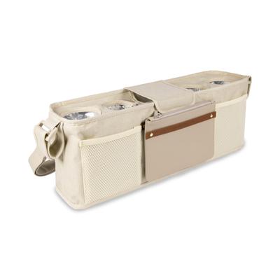Parent Console with 4 Insulated Cup Holders-Black