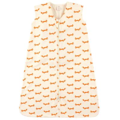 Touched by Nature Baby Boy Organic Cotton Sleeveless Wearable Sleeping Bag, Sack, Blanket, Fox