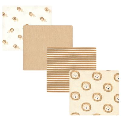Hudson Baby Cotton Flannel Receiving Blankets, Brave Lion, One Size - Brave Lion - One Size