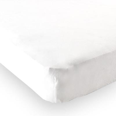 Luvable Friends Baby Fitted Crib Sheet, White Solid, One Size - White Solid - One Size