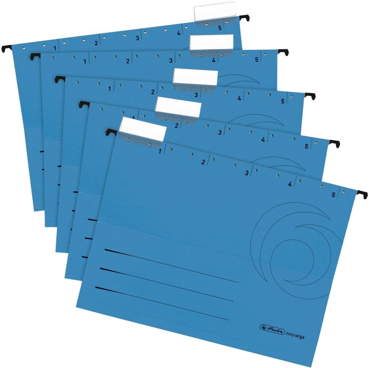 herlitz Hängemappe 230g/qm blau VE=10x5 Stück Image
