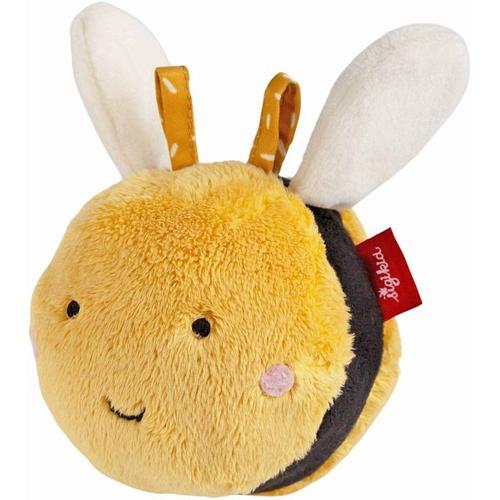 sigikid 42902 - Baby Aktiv Spielball Biene, Plüsch 9 cm, Babyspielzeug - sigikid