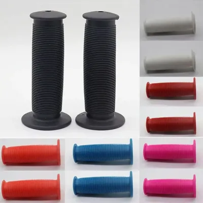1Pair New Colorful Rubber Grip Bike Handlebar Accessories 6 Colors Handle Handlebar Grips Bike Bicycle Grip Child Children Kids