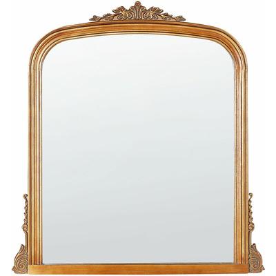 Beliani - Wandspiegel Gold Metall 75 x 78 cm Dekorativer Wandspiegel Vinatge Stil Dekoration zum Image