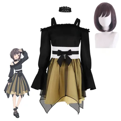 Shinonome Ena Cosplay Anime Enana Kostüm Perücke Image