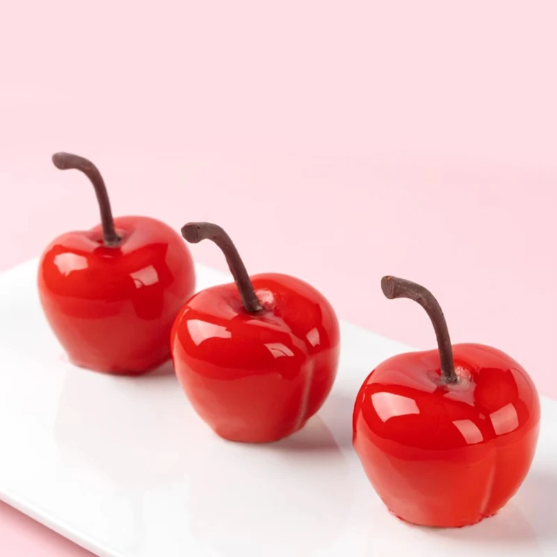 8/12/35 zelle Kirsche Design Silikon Kuchen Form Obst Mousse Kuchen Form Schokolade Formen Dessert Backen Werkzeuge Küche liefert Image