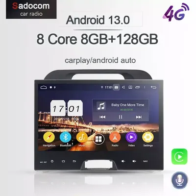 Px6 dsp 10.1 "tda7851 android 13,0 8g ram 8core autoradio 5,0 wifi gps auto dvd player rds autoradio für kia sportage-