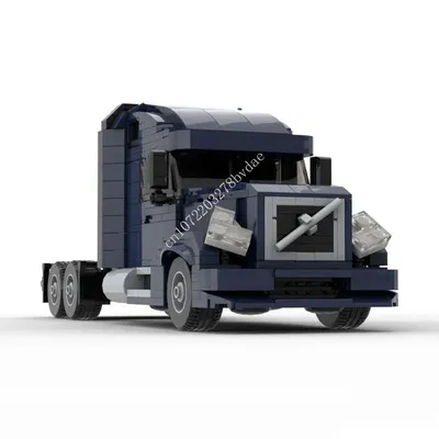 539PCS MOC Geschwindigkeit Champions Big Rig Lkw Traktor Modell Bausteine Ziegel DIY Kreative Image