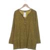 Samoon by Gerry Weber Damen Langarmshirt, Gr. 46, gelb, Baumwolle