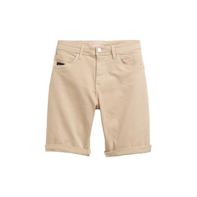 TOM TAILOR Herren TTMORRIS Relaxed Jeans Shorts im Washed Look, braun, Uni, Gr. 36 Image