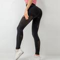Per donna Pantaloni da yoga Leggings da yoga Rete Fascia Elastica Controllo addominale Sollevamento glutei Yoga Allenamento in Palestra Pilates Pantaloni Nero Rosa Blu Autunno Gli sport Abbigliamento